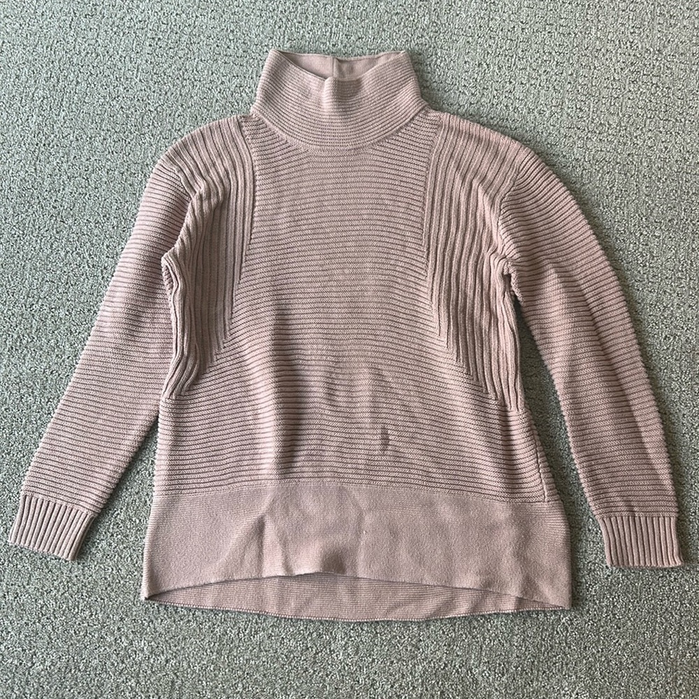 Vince Camuto Funnel Neck Tunic Sweater - small